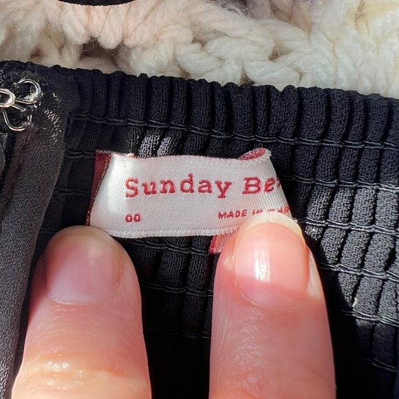 Sunday Best Womens Black Weller Fit Flare Feminine Romantic Girlie Mini Dress 00 - Picture 5 of 13